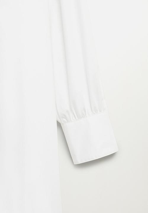 MANGO - Dress perla-a - white