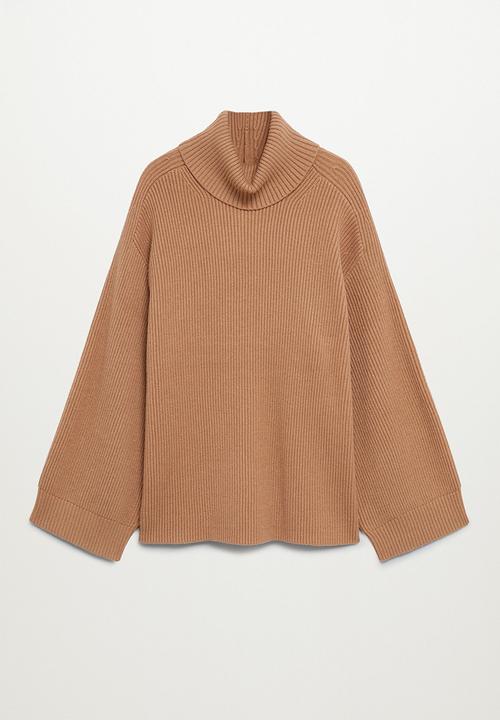 MANGO - Sweater palmer - medium brown