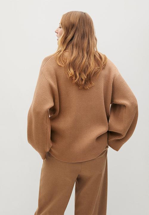 MANGO - Sweater palmer - medium brown