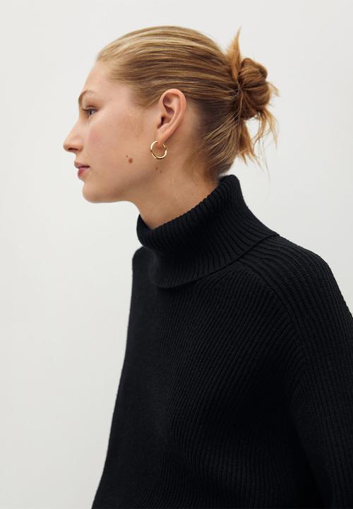 MANGO - Sweater palmer - black