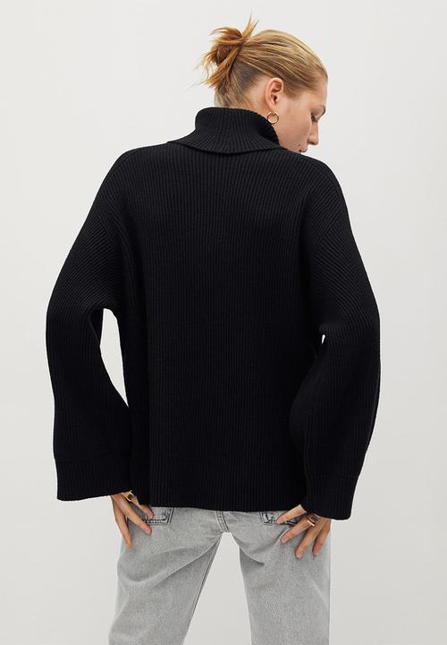 MANGO - Sweater palmer - black