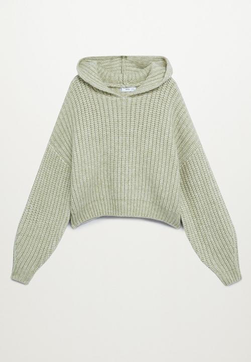 MANGO - Sweater capuchino - pastel green