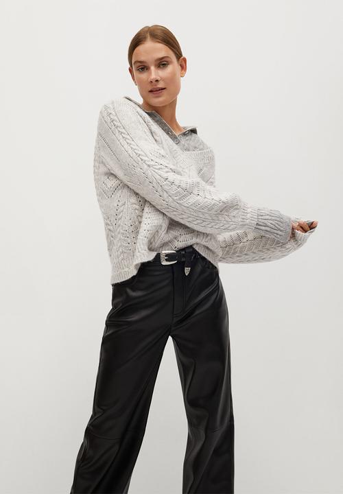 MANGO - Sweater rosetta - grey