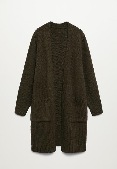 MANGO - Cardigan bigger - khaki