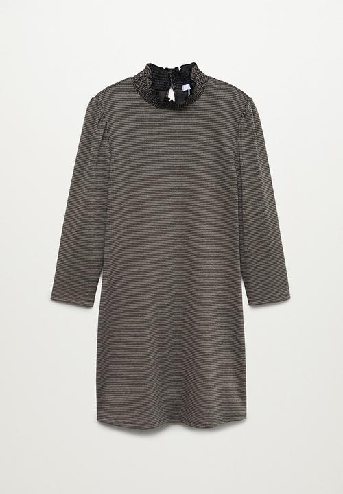 MANGO - Dress angelo - brown