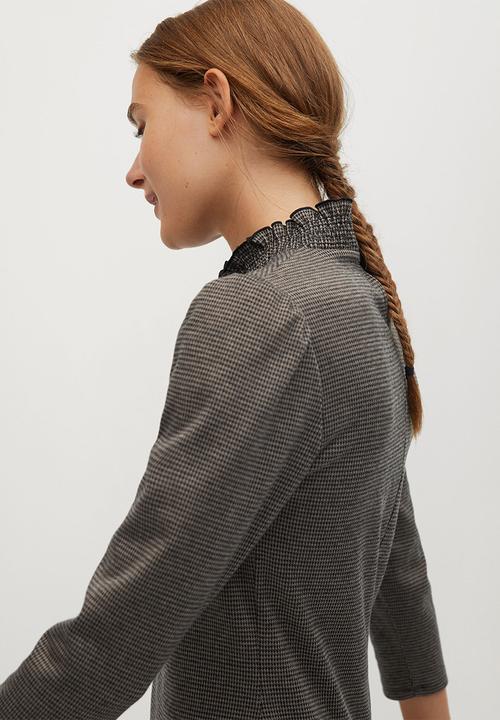 MANGO - Dress angelo - brown