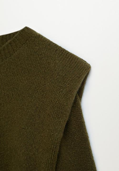 MANGO - Sweater rugby - khaki