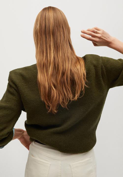 MANGO - Sweater rugby - khaki