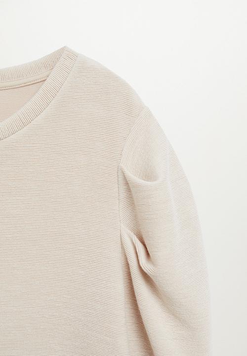 MANGO - T-shirt palazzo - light pastel grey