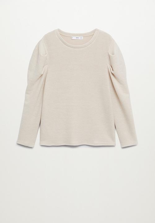 MANGO - T-shirt palazzo - light pastel grey