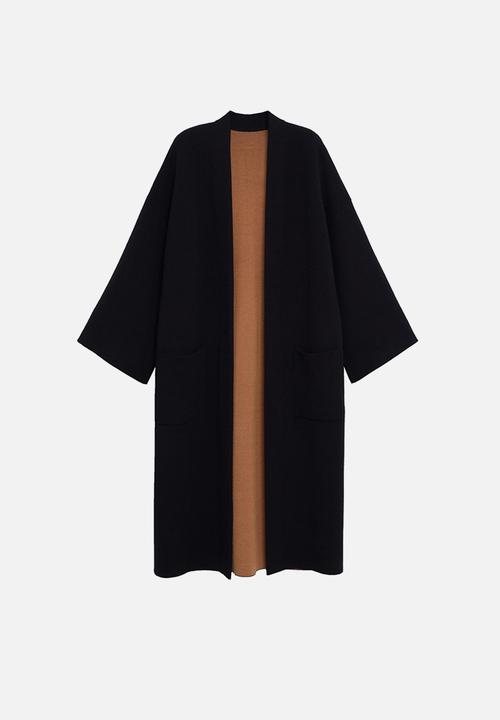 MANGO - Cardigan sol-a - black