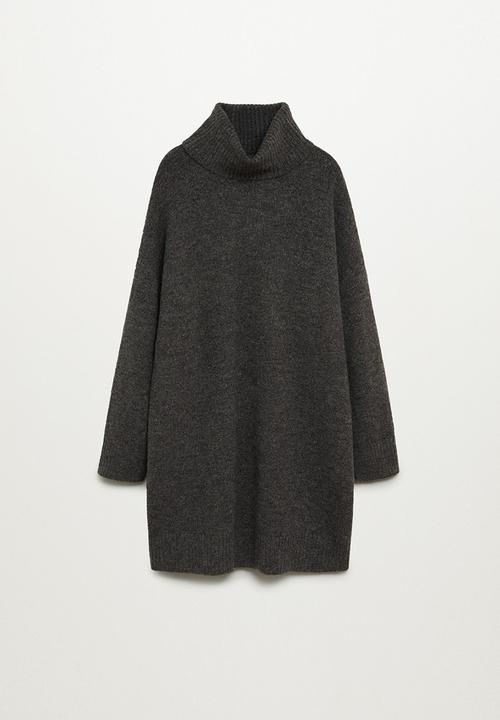 MANGO - Dress taldora - dark grey