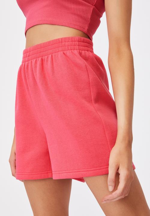Factorie - Hype fleece short - honeysuckle