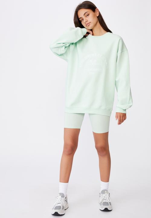 Factorie - Os graphic crew - celadon/athleisure club