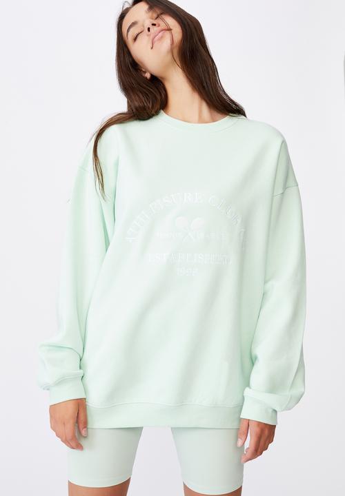 Factorie - Os graphic crew - celadon/athleisure club