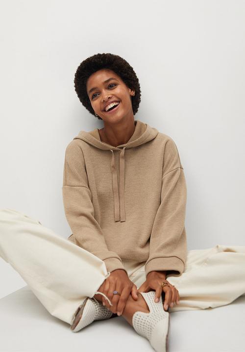 MANGO - Sweatshirt maxime - beige