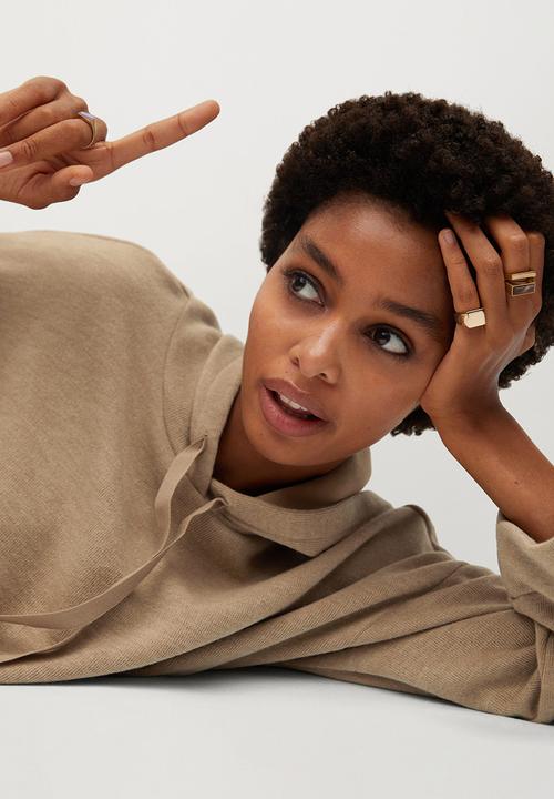 MANGO - Sweatshirt maxime - beige