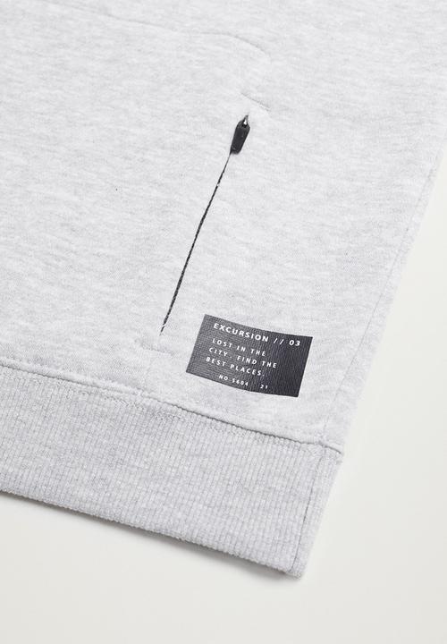 MANGO - Micheal sweatshirt - grey