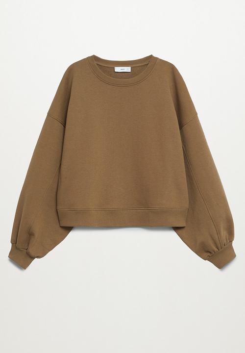 MANGO - Sweatshirt sarguita - brown