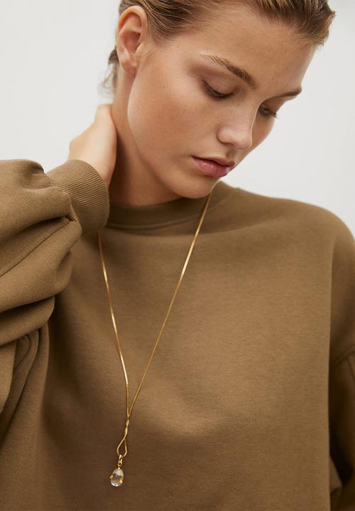 MANGO - Sweatshirt sarguita - brown