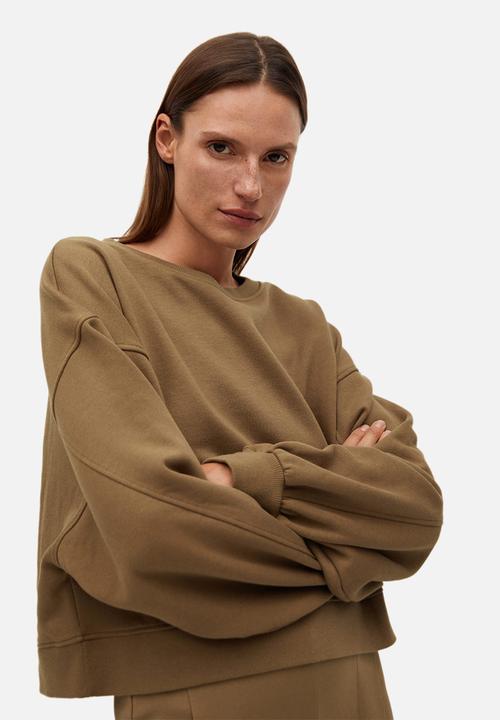 MANGO - Sweatshirt sarguita - brown