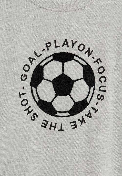 MANGO - Player sweatshirt - grey