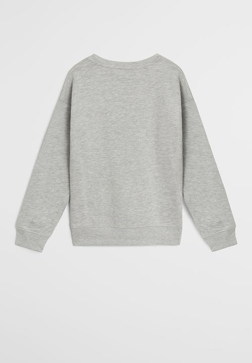 MANGO - Player sweatshirt - grey