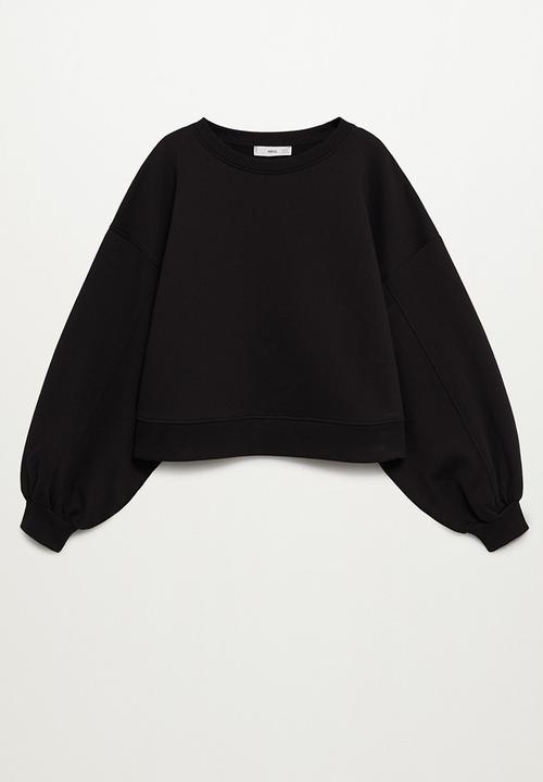MANGO - Sweatshirt sarguita - black