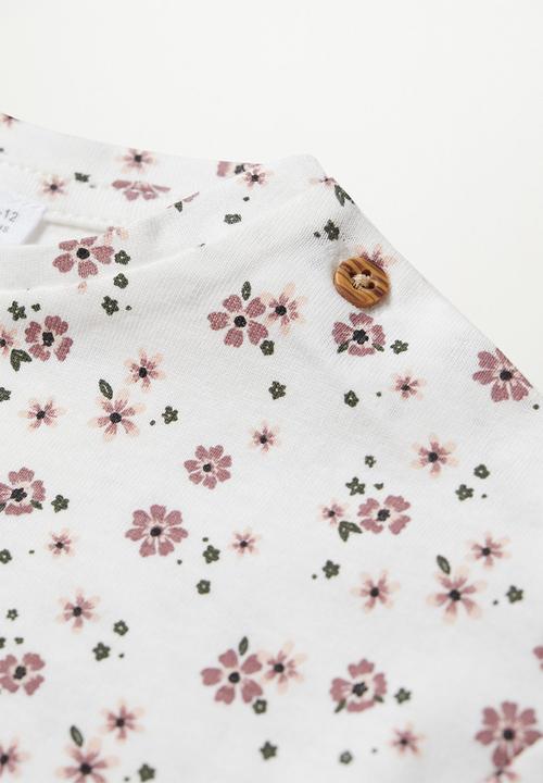 MANGO - Jardin long sleeve tee - natural