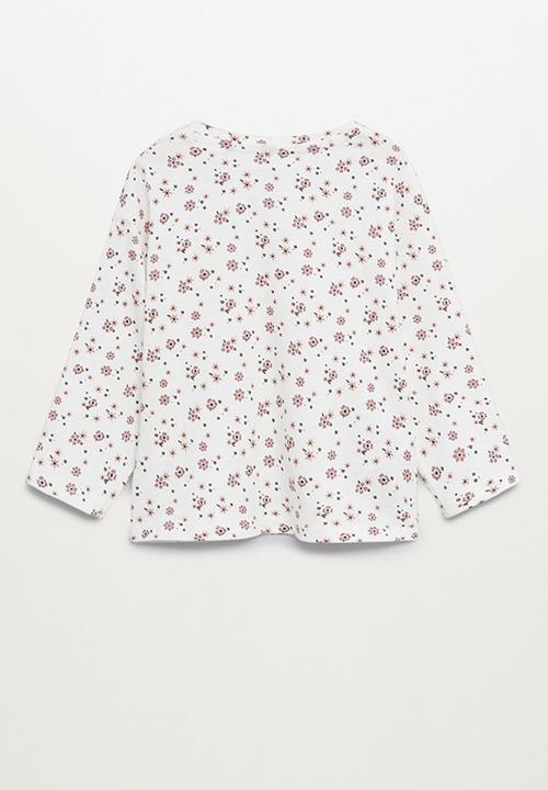 MANGO - Jardin long sleeve tee - natural
