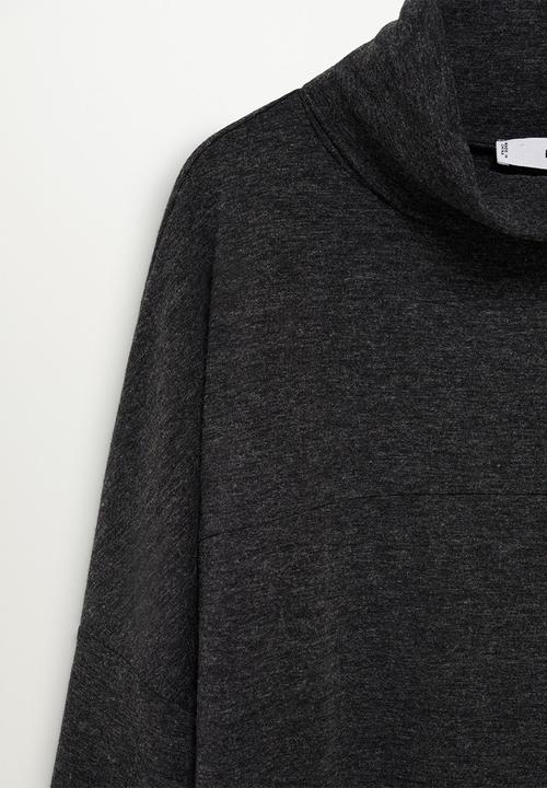 MANGO - Dress bila - dark grey