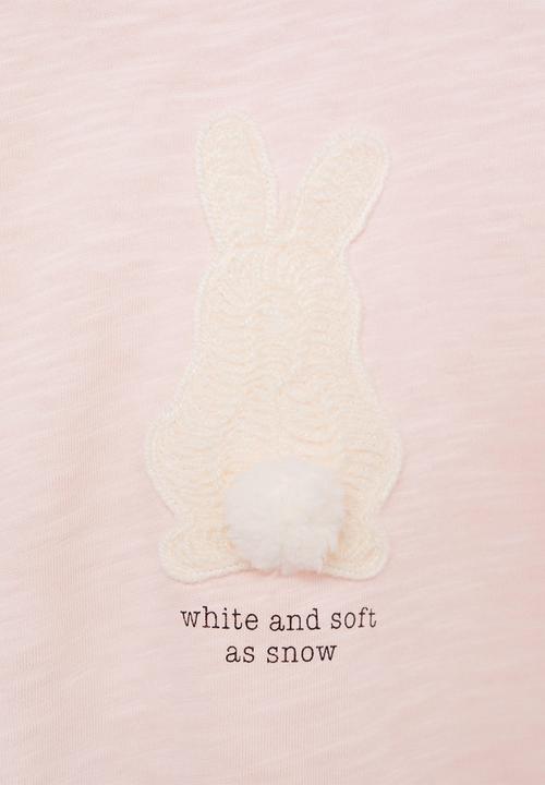 MANGO - Bunny long sleeve tee - pink