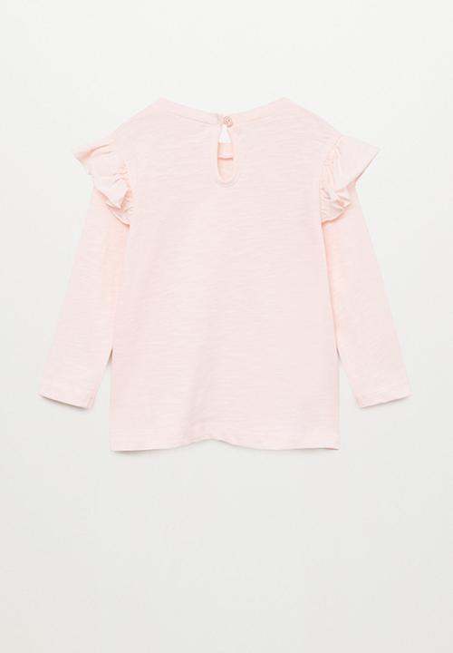 MANGO - Bunny long sleeve tee - pink
