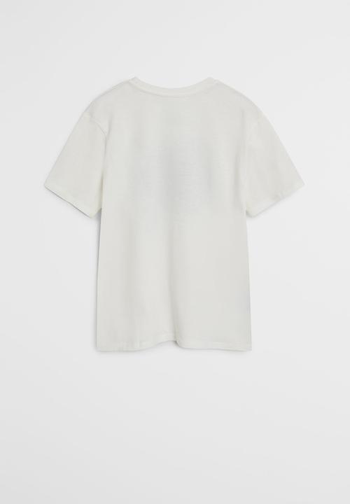 MANGO - Drive short sleeve tee - white