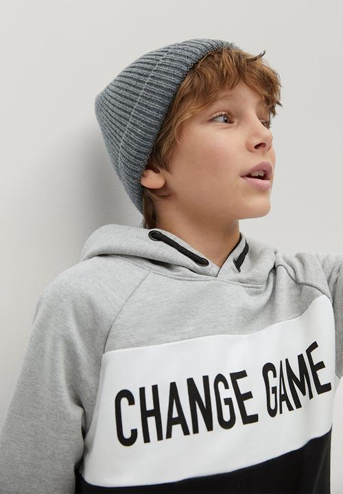 MANGO - Oregon sweatshirt - black & grey
