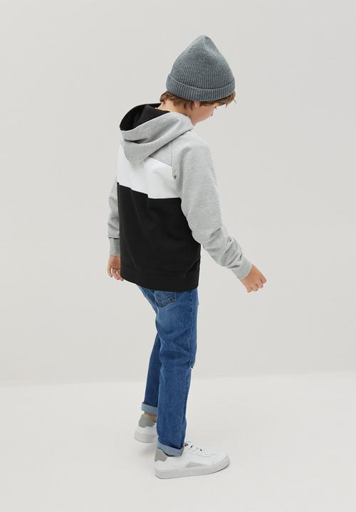 MANGO - Oregon sweatshirt - black & grey