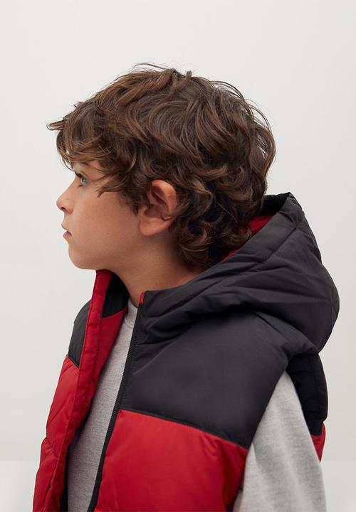 MANGO - Sleeveless puffer jacket - red