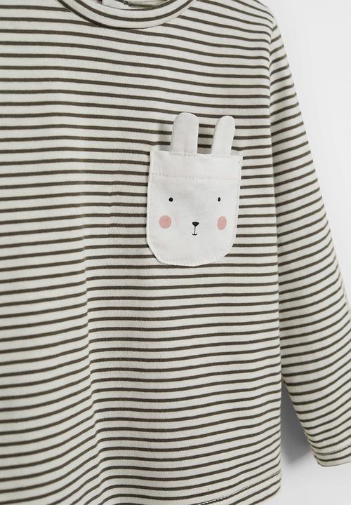 MANGO - Cami long sleeve tee - charcoal