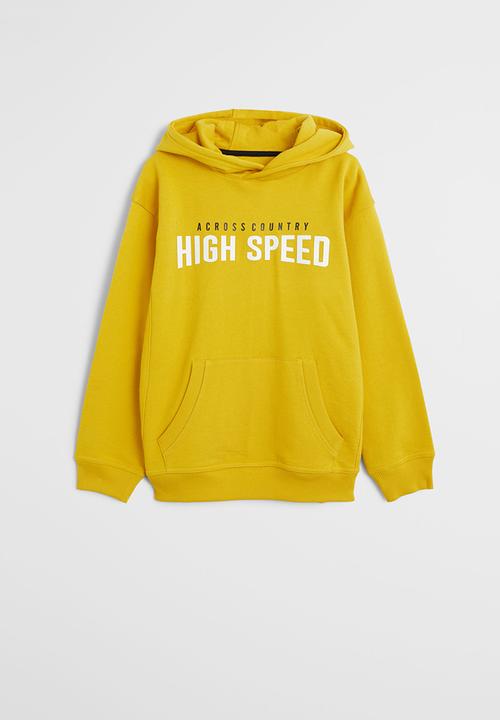 MANGO - High sweatshirt - yellow
