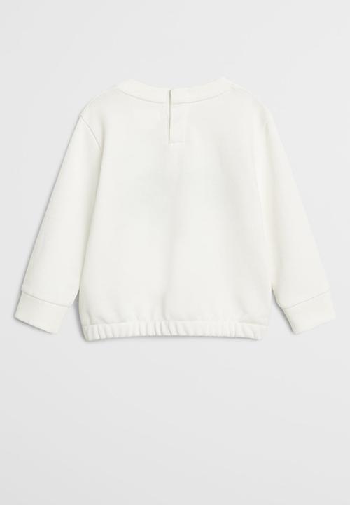 MANGO - Face sweatshirt - white