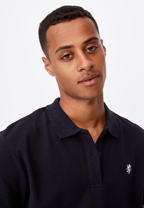 Cotton On - Essential short sleeve polo - navy