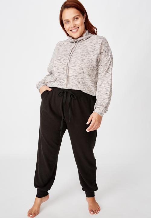 Cotton On - Curve super soft slim fit pant - black