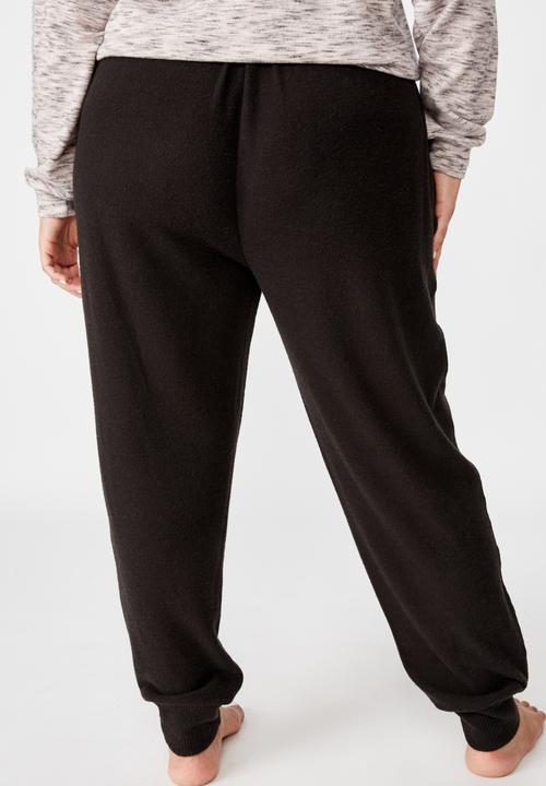Cotton On - Curve super soft slim fit pant - black