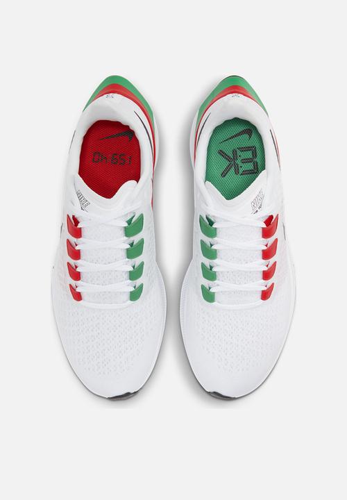 Nike - Nike air zoom pegasus 37 e.k. - dd9481-100 - white/black-chile red-lucky green
