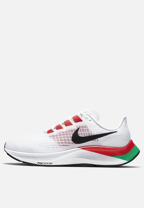 Nike - Nike air zoom pegasus 37 e.k. - dd9481-100 - white/black-chile red-lucky green