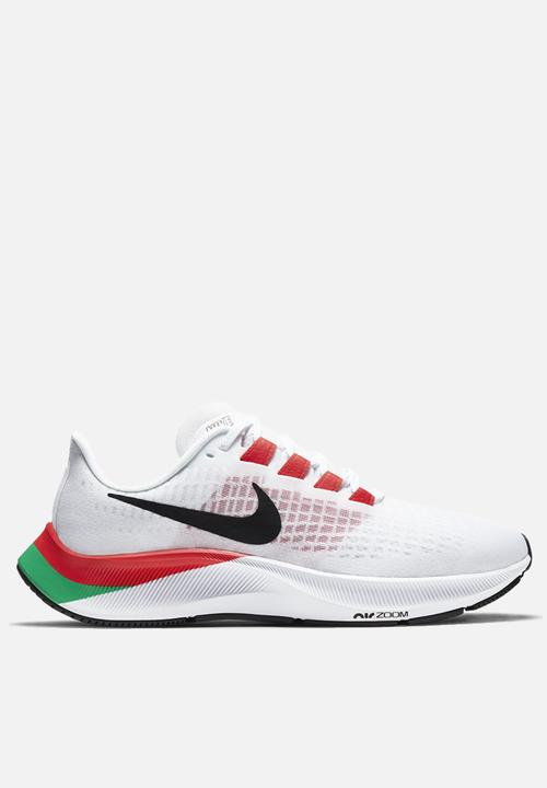 Nike - Nike air zoom pegasus 37 e.k. - dd9481-100 - white/black-chile red-lucky green