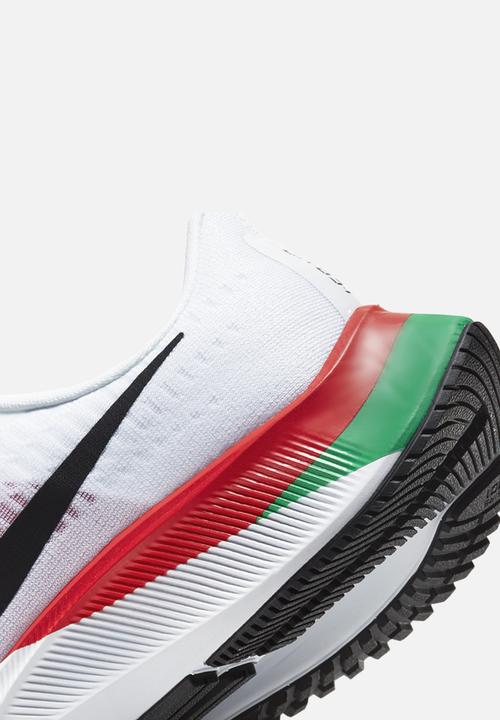 Nike - Nike air zoom pegasus 37 e.k. - dd9481-100 - white/black-chile red-lucky green