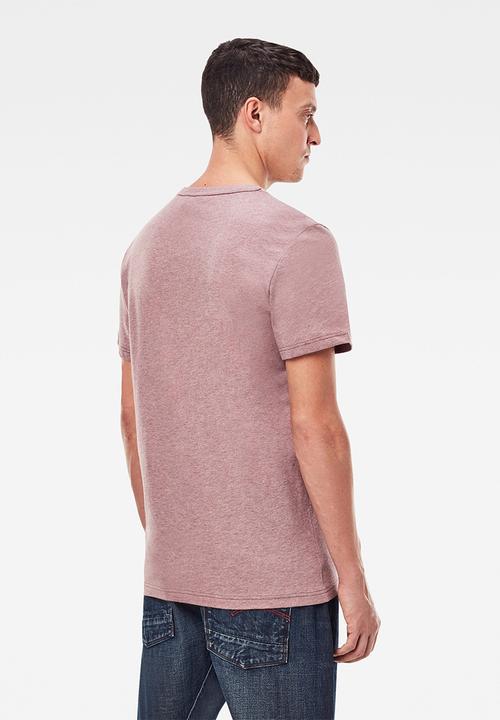 G-STAR - Base-s r t short sleeve - pink 