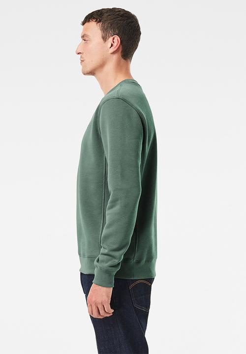 G-STAR - Premium core r sw long sleeve - green 