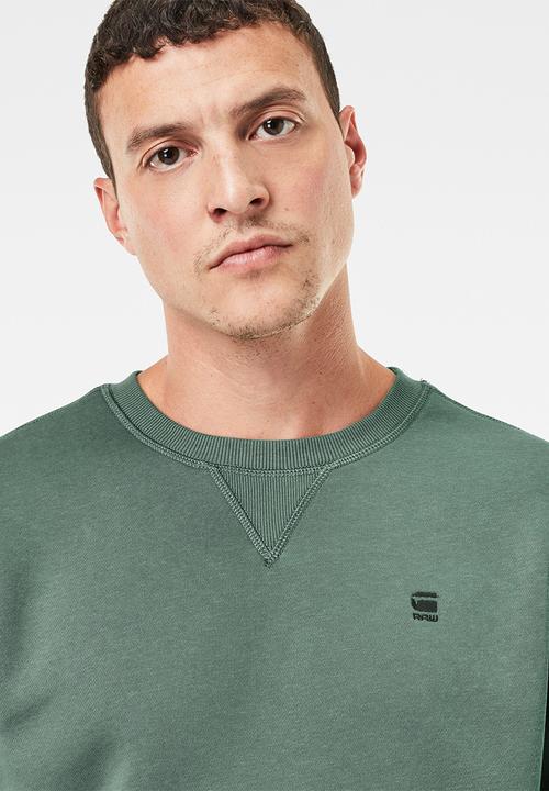 G-STAR - Premium core r sw long sleeve - green 